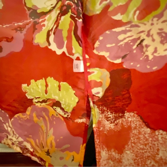 Coldwater Creek Women’s Kimono Style Collarless 3/4 Sleeve Jacket Size PXL EUC - Picture 3 of 6